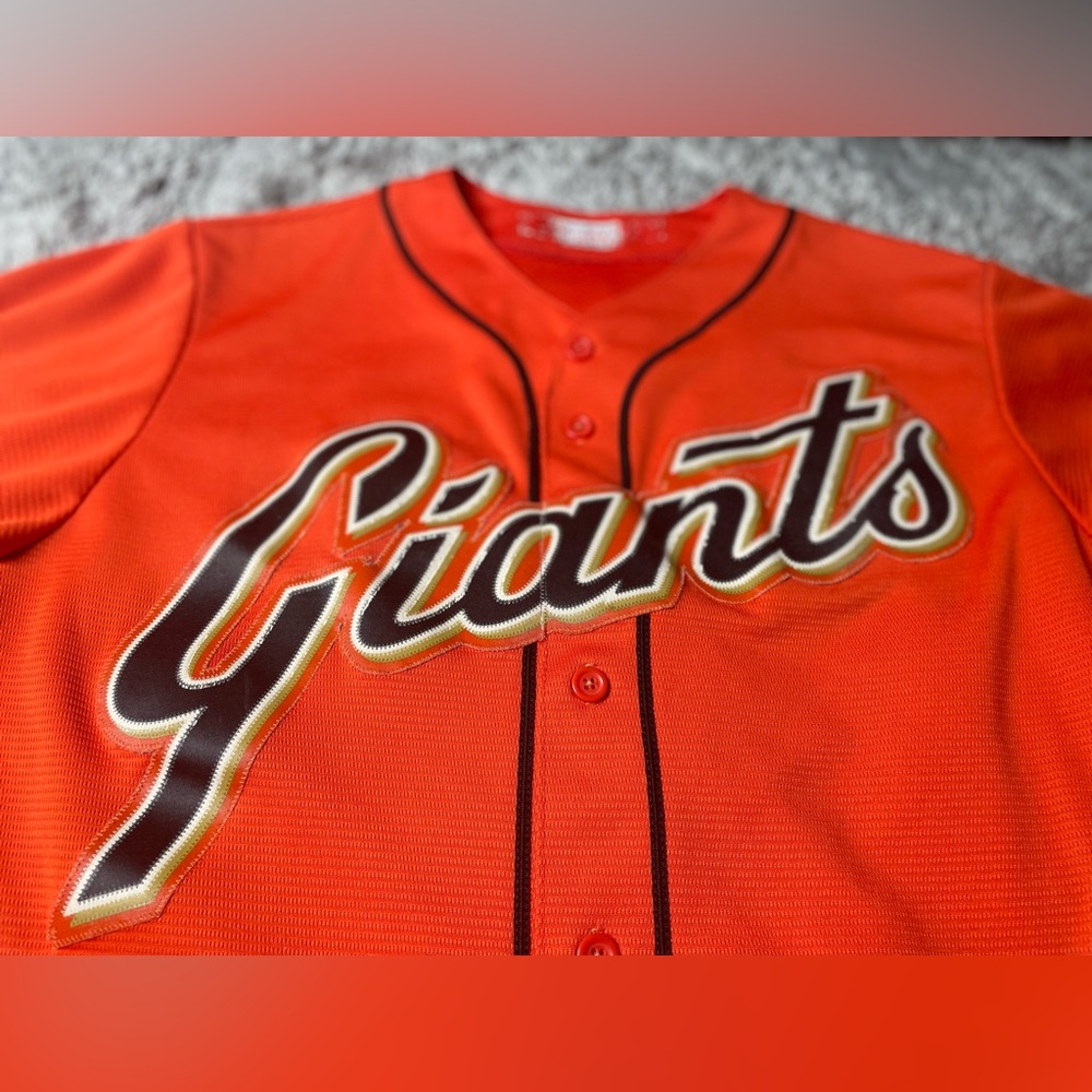 Rare Mens 2014 Majestic San Francisco Giants World Series Championship Jersey - Picture 3 of 9